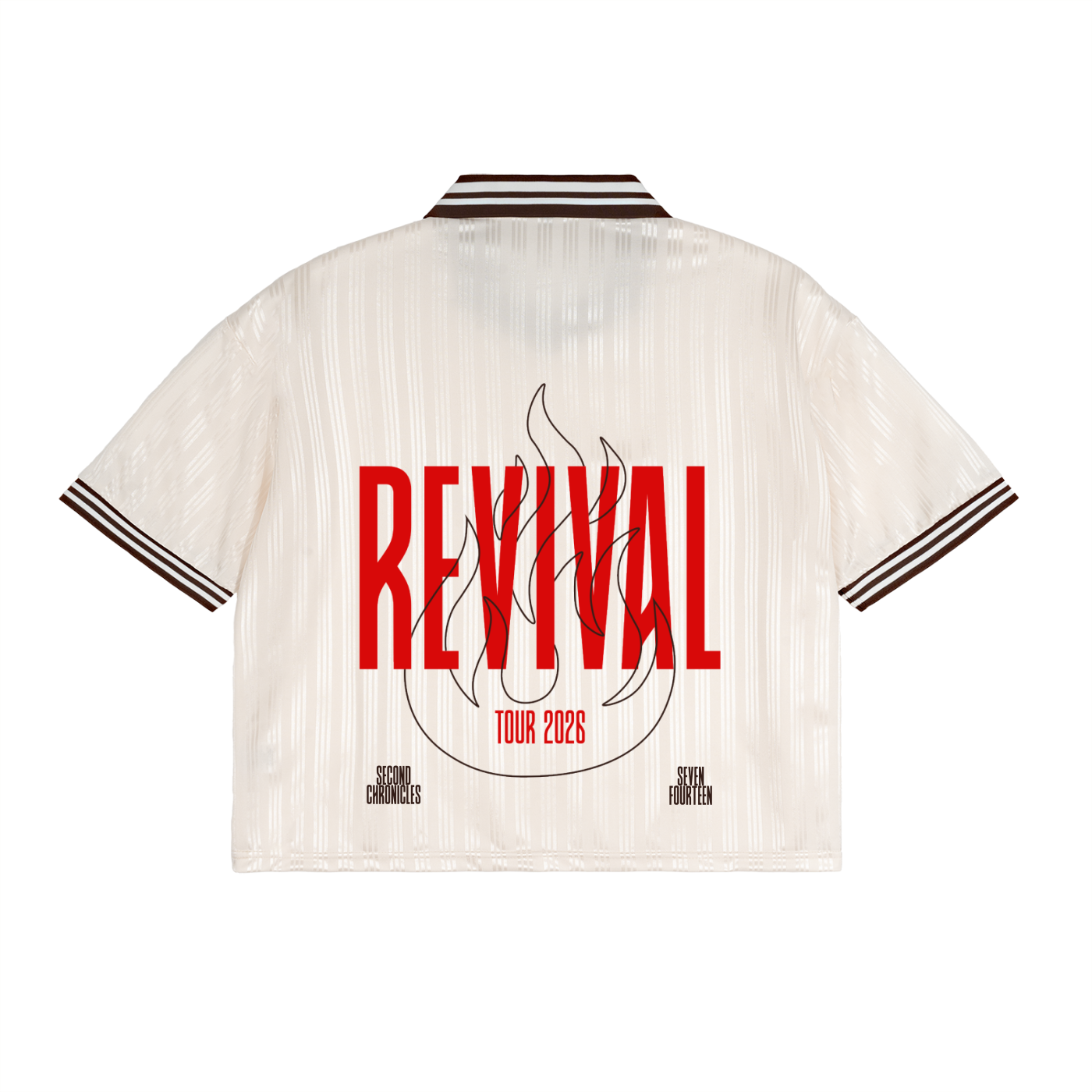 Contrast Stripes Polo Collar T-Shirt